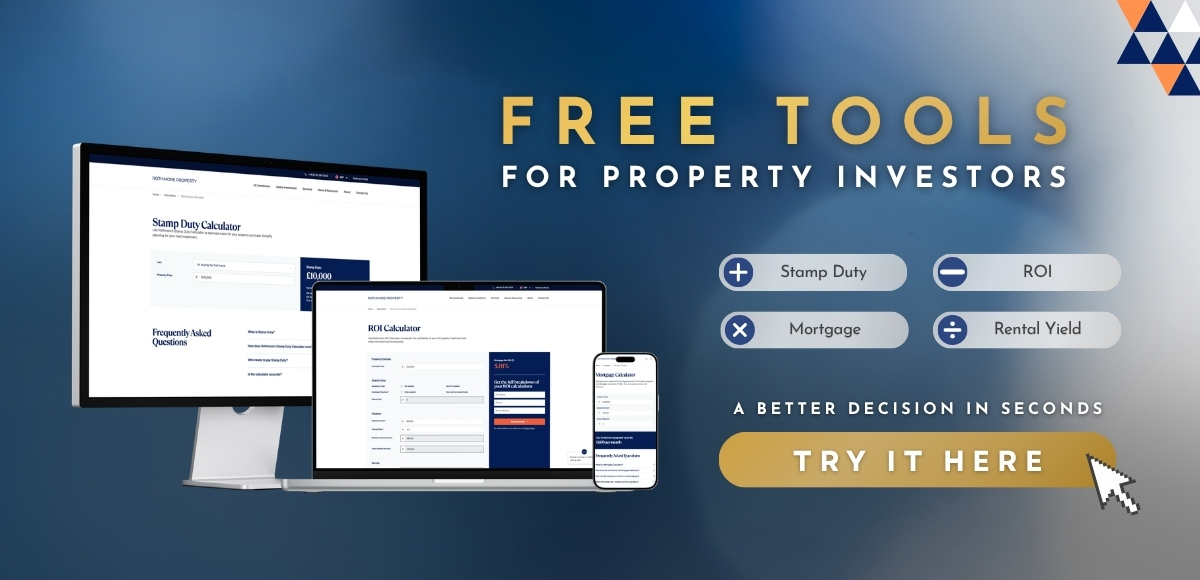Free property investment calculators for stamp duty, ROI, mortgage and rental yield